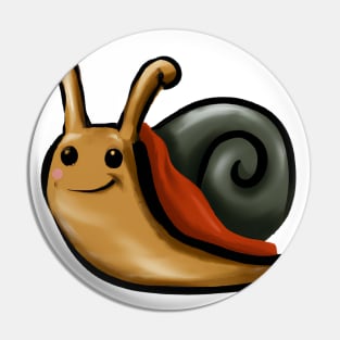 Cute Snail Drawing Pin