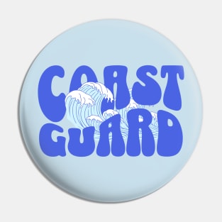 Coast Guard Waves 1 Pin