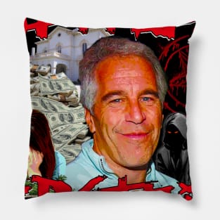 Jeffrey Epstein Metal Rap Shirt Pillow