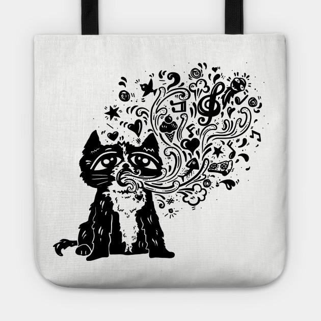 Cat Song Cat Song Borsa Teepublic It