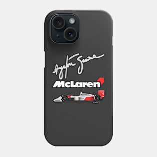 Ayrton Senna's McLaren Honda MP4/4 Illustration Phone Case