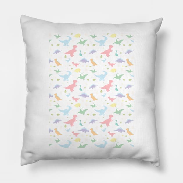 Dinosaur Egg Pack Pillow by IstoriaDesign