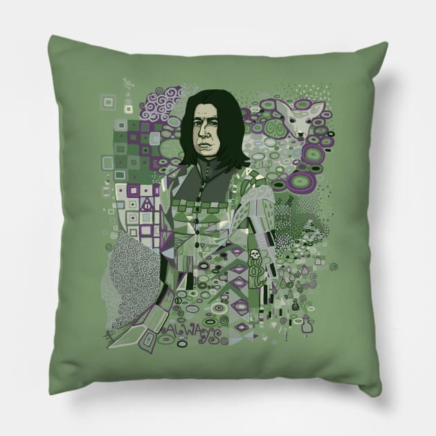 Portrait of a Potions Master Pillow by KHallion