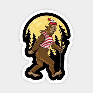 BIGFOOT BY THE LIGHT OF THE MOON Magnet