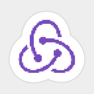 Pixel Redux JS Logo Magnet