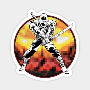 Storm Shadow Black and White Magnet