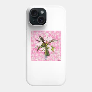 Pink and White Orchids so Shabby Phone Case