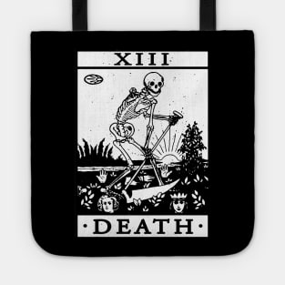 VINTAGE TAROT CARD T SHIRT, DEATH CARD, OCCULT, TAROT Tote