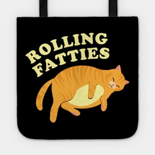 Rolling Fatties Funny Fat Cat Tote