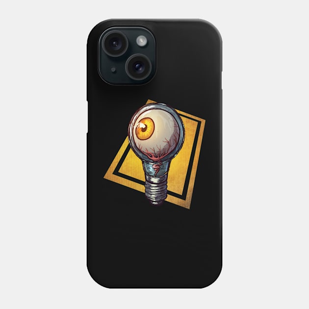 Eye Bulb - Eyedea Phone Case by OssuanArt