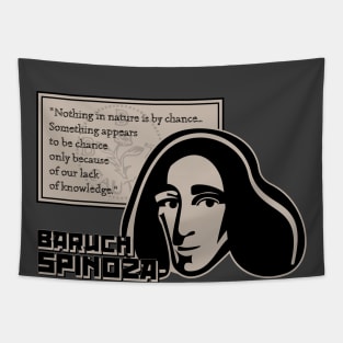 Baruch Spinoza (Nothing in nature is by chance) Tapestry