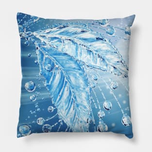 Water Leaves Pillow