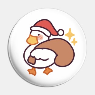 Santa Quack Pin