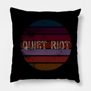 quiet riot Pillow