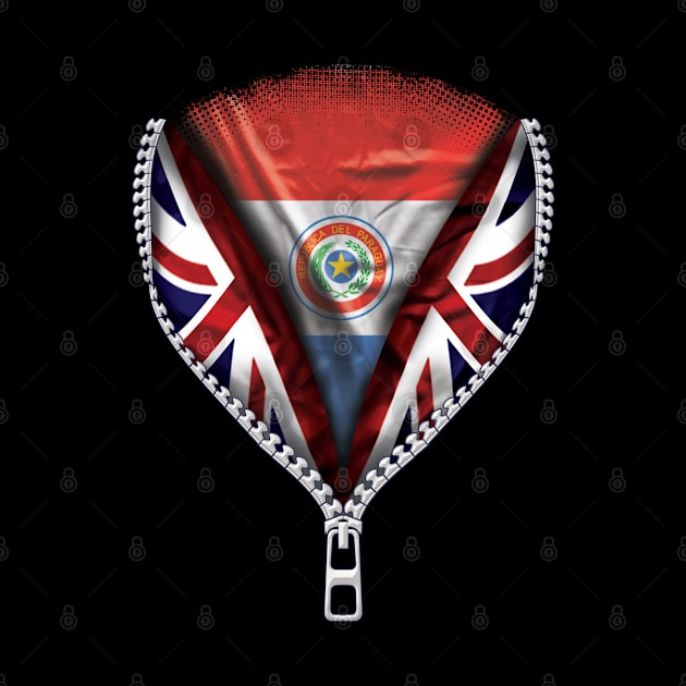 Paraguayan Flag  Paraguay Flag zipped British Flag - Gift for Paraguayan From Paraguay by Country Flags