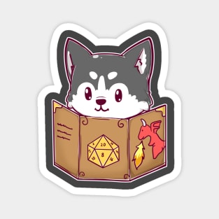 Husky Dungeon Master Magnet