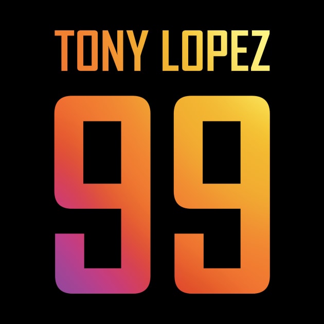 Tony Lopez Logo name and birth year number (rainbow) - Tiktok Lopez brothers by Vane22april