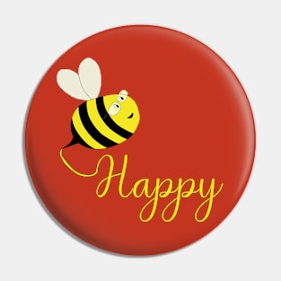 Be Happy Pin