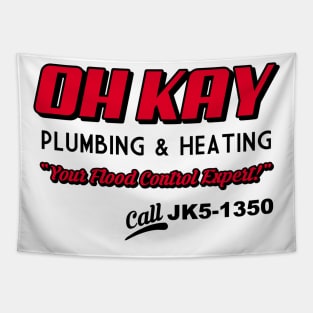 Plumbing & Heating Christmas movie Tapestry