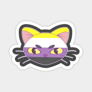 Non-Binary Cat Magnet