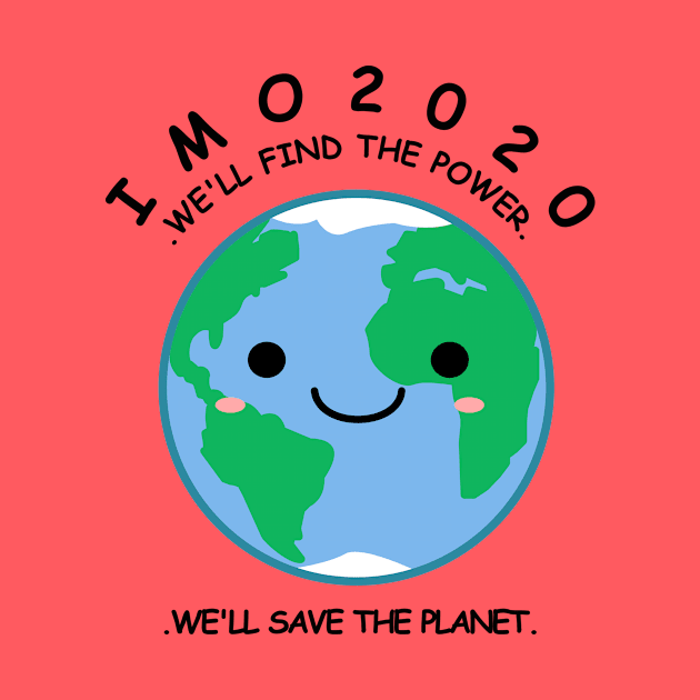 IMO 2020 save the earth T-shirt by TATOH