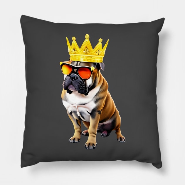 KING FRENCHY Pillow by DUSTRAGZ