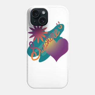 Happy Sunshine Beach Vibes with Gradient Phone Case