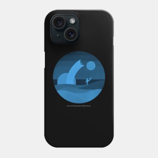 Minimalist Arrakis, Midnight Phone Case