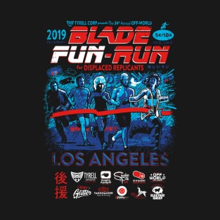 Blade Fun-Run for Displaced Replicants T-Shirt