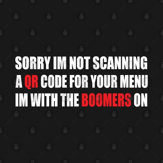 sorry im not scanning a QR code for your menu by S-Log