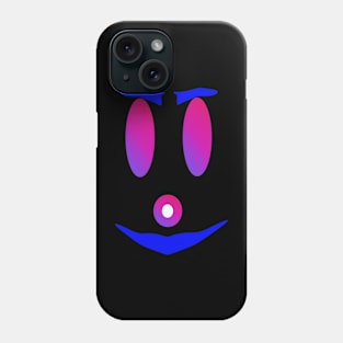 Halloween funny pink blues eyes Phone Case