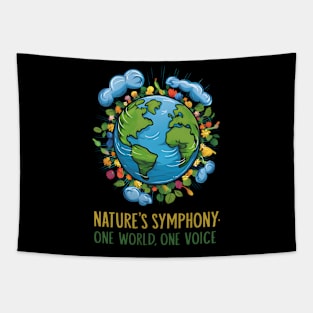 "Nature's Harmony: One World, United Voice" Tapestry