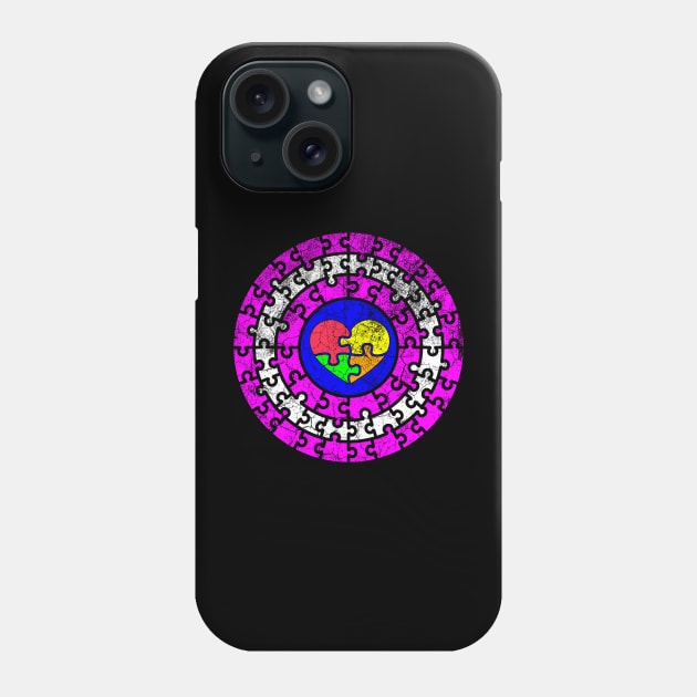 Lady Captain Autism Shield Phone Case by chiinta
