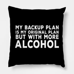 Alcohol Plan Pillow