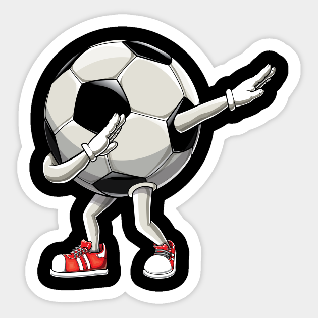 Dabbing Or Dab Dance Soccer Ball Drawing Football T Shirt Football Football Soccer Player Soccer Sticker Teepublic