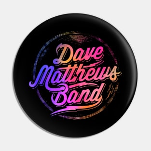 Dave Matthews Logo Circle Pin