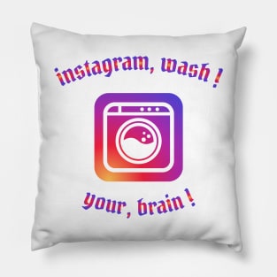 social media suck ! Pillow