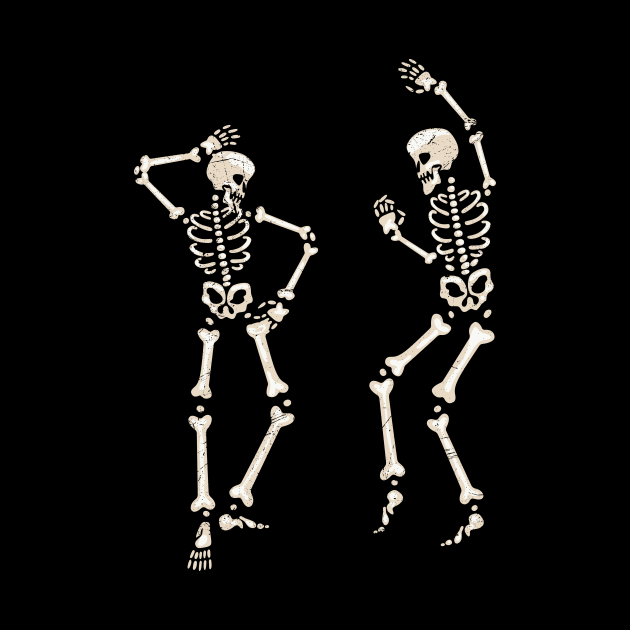 Halloween Dancing Skeletons by All-About-Words