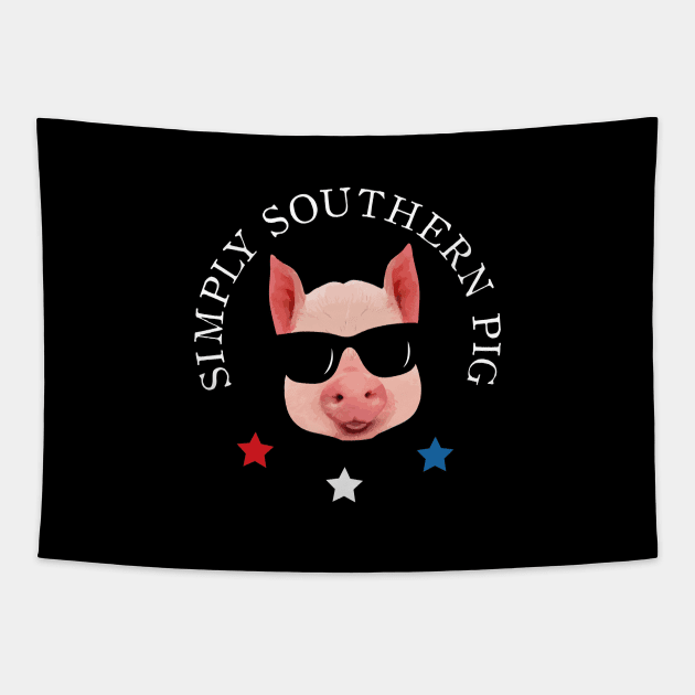 Simply Southern Pig Tapestry by diardo