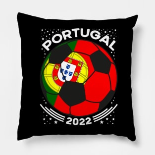 Portugal Flag Soccer Football Team Pillow