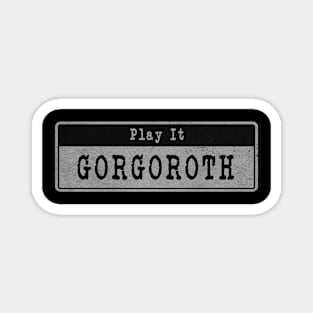 Gorgoroth // Vintage Fanart Tribute Magnet