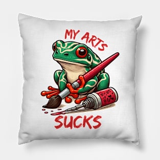 Foggy artist Pillow