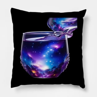 Milky Way in the glass Pillow