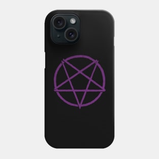 Satanic Panic Purple Pentagram | Hail Satan Phone Case