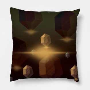 Golden glow Pillow