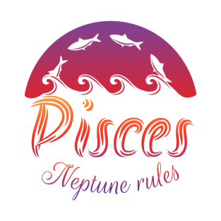 Pisces, where Neptune rules T-Shirt