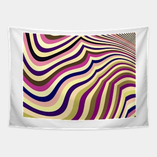 Colourful Striped Background Design Tapestry