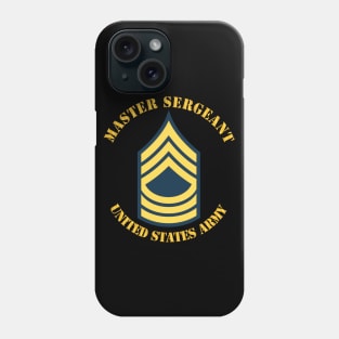 POCKET - MSG - Master Sergeant  - Blue Phone Case