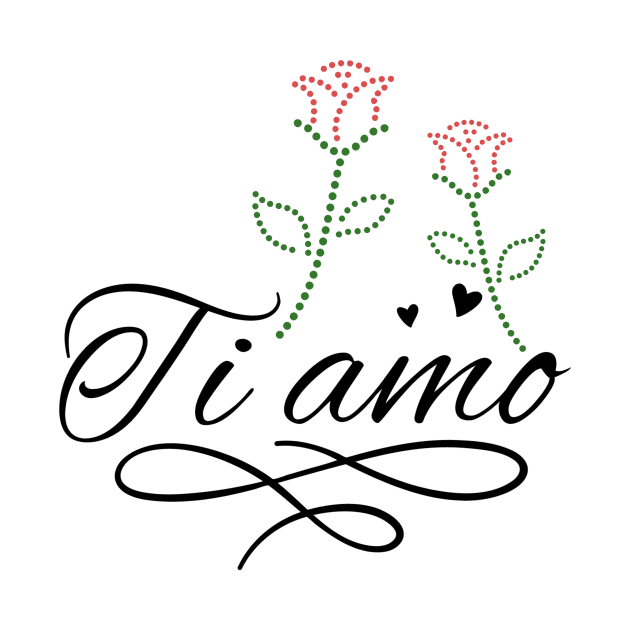 Valentine's design , I love you in Italian by FelippaFelder