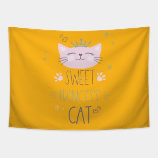 Sweet princess cat Tapestry